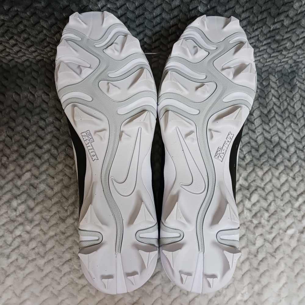 Nike Alpha Huarache 4 Keystone Black White Men's Baseball Cleats Size 12 - Picture 9 of 9